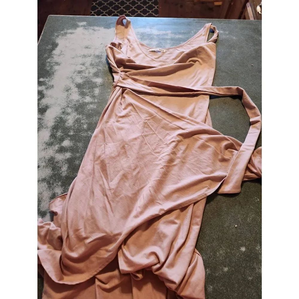 Reformation Kaila blush pink Knit Dress sz XL